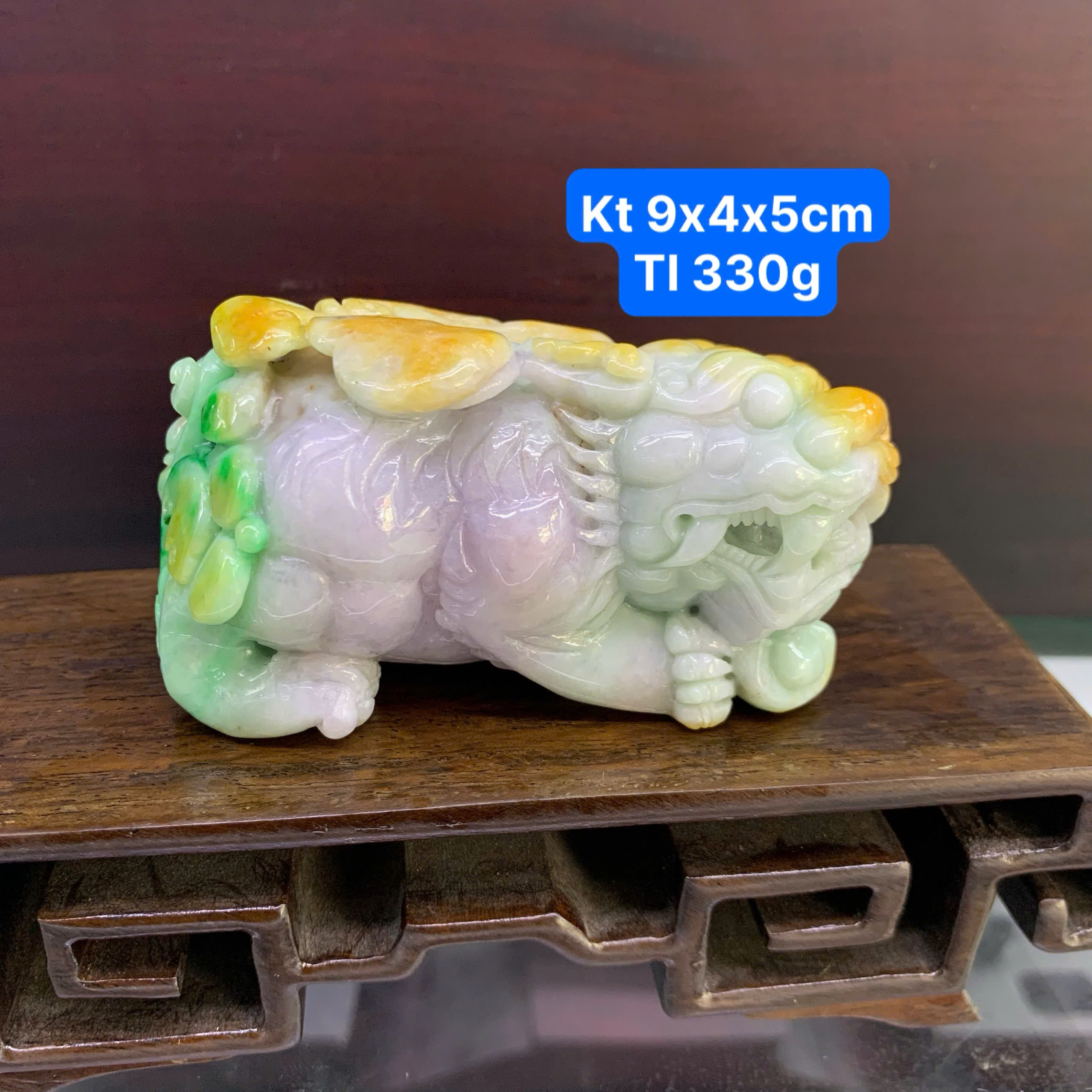 Tỳ hưu Cẩm Thạch tự nhiên cao cấp